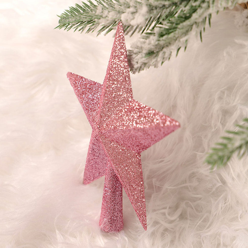Star Tree Topper - 3 Pcs Holiday Christmas Ornaments Decorations