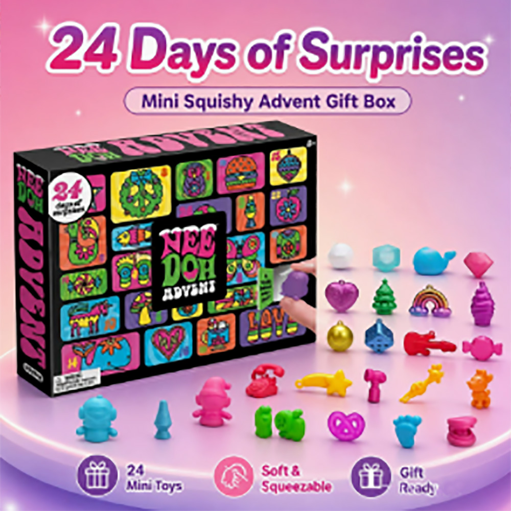 Needoh Advent Calendar 24 Days - огляд і ціна Advent Calendar Gift