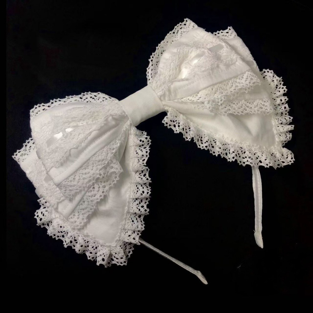 Y2K Lolita Lovely Lace Headban - огляд і ціна Ribbon Bow Gift