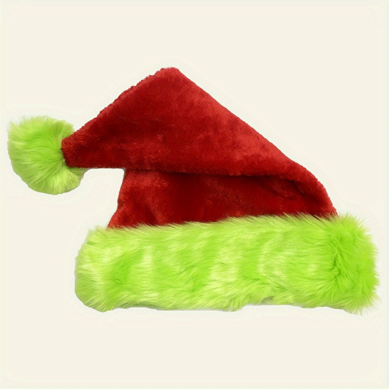Fluorescent Green Edge Red San - огляд і ціна Santa Hat Plush