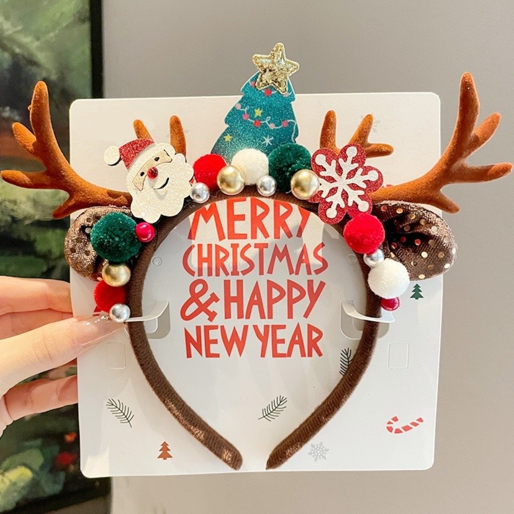 Cute Red Velvet Antler Hairban - огляд і ціна Reindeer Antlers Headband