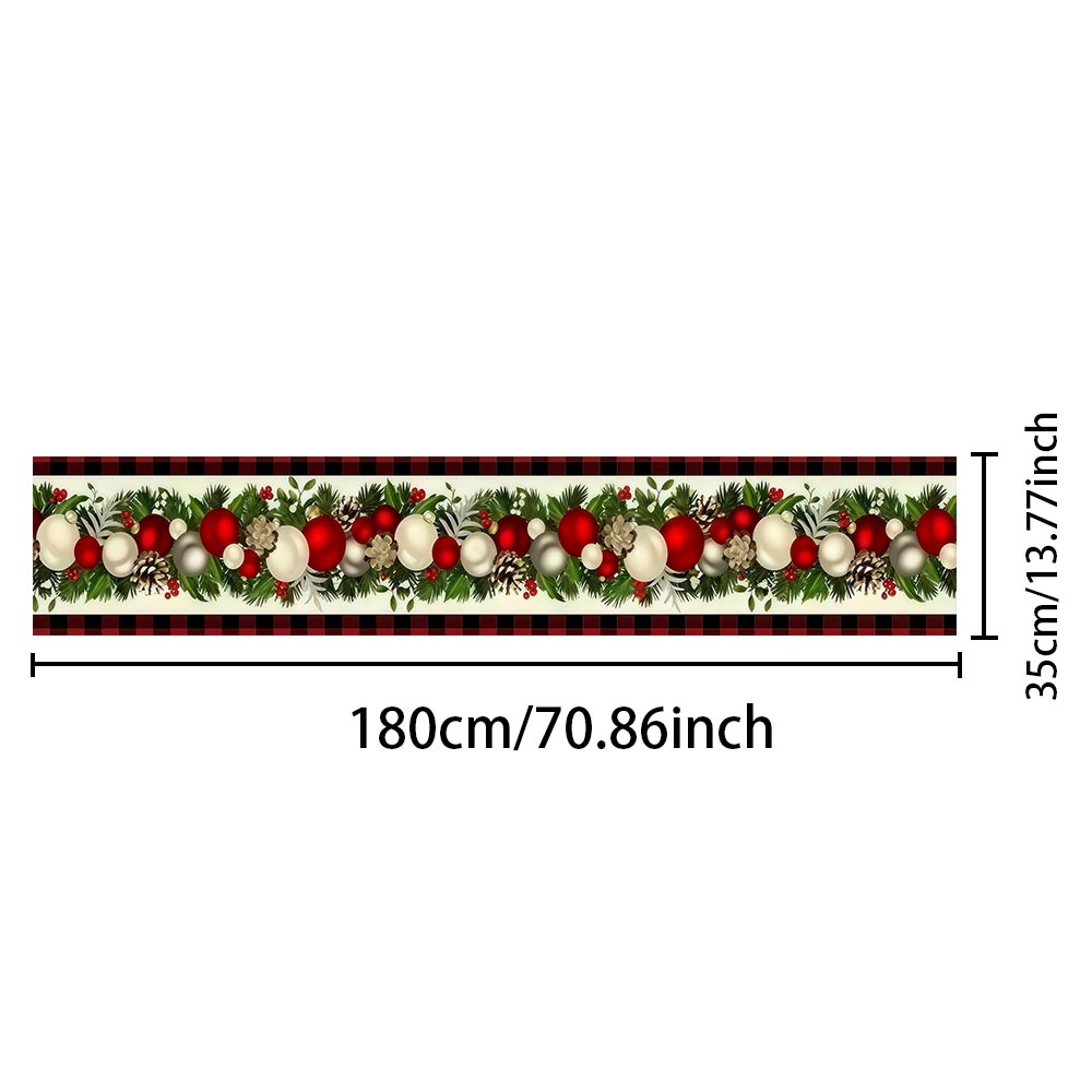 Christmas Table Runner Red Bla - огляд і ціна Christmas Throw Blanket