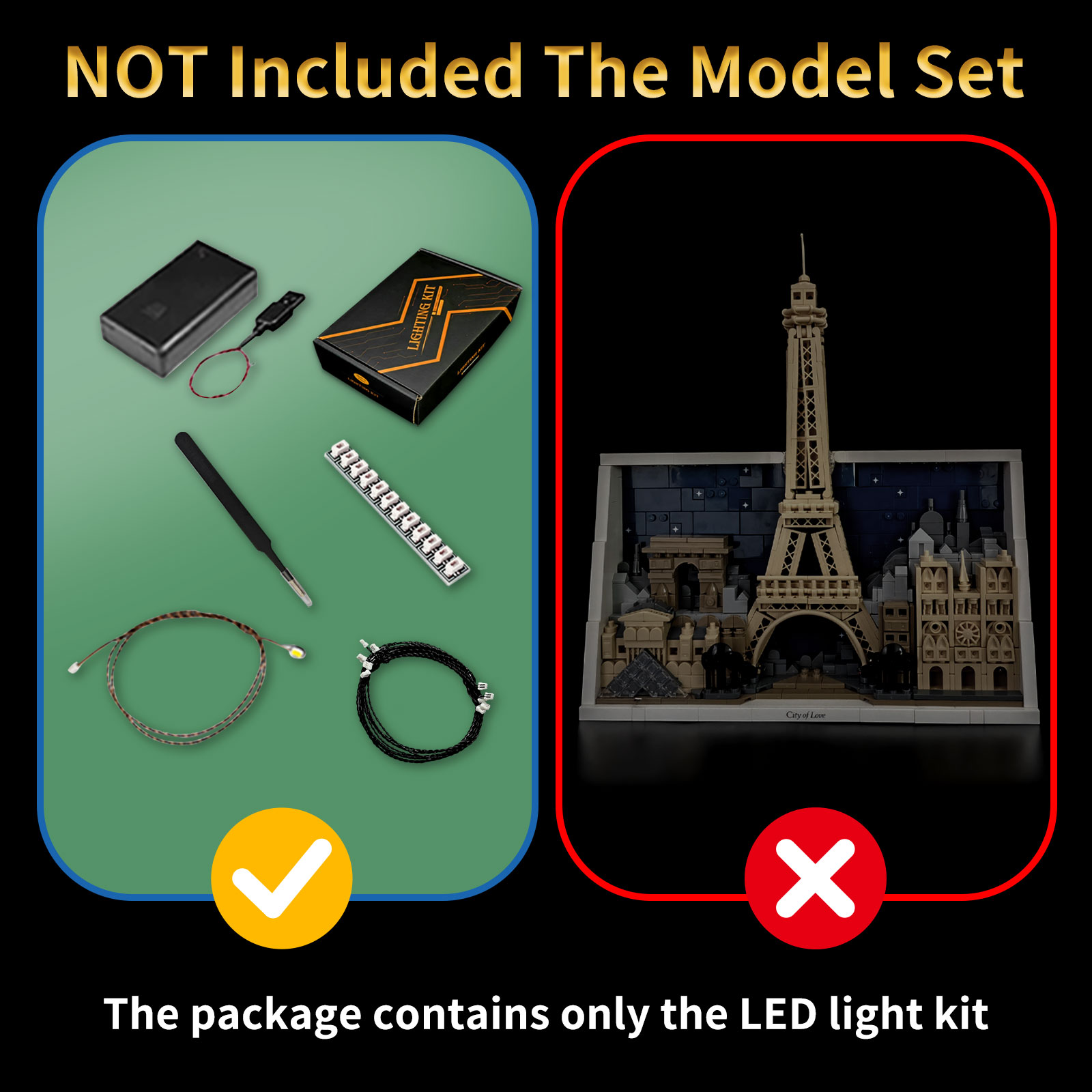 LYBMTWF LED Lighting Kit Compa - огляд і ціна Lego Set Technic