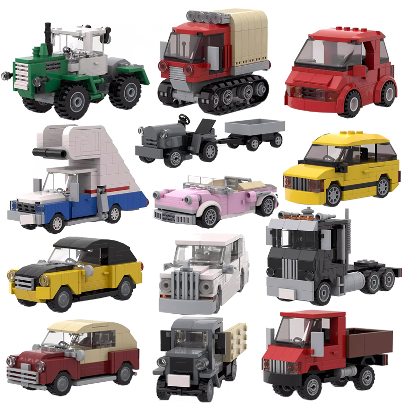MOC City Mini Car Tractor Snow - огляд і ціна Lego Set Creator