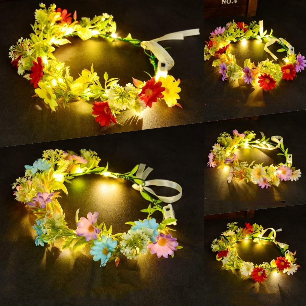 Luminous Floral Wreath LED Flo - огляд і ціна Led Fairy String Lights