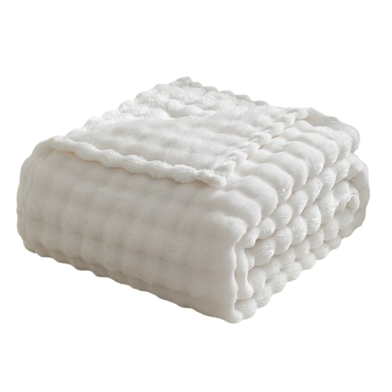 3D Bubble White Plush Blankets - огляд і ціна Christmas Throw Blanket