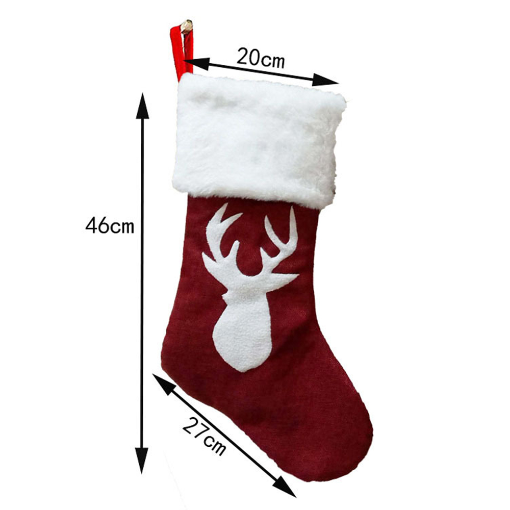 46Cm Plush Big Christmas Socks - огляд і ціна Christmas Stocking Hanging
