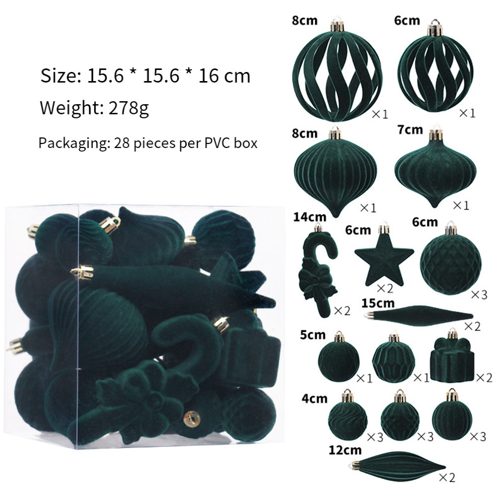  28PCS Christmas Balls Christ - огляд і ціна Ornament Ball Set