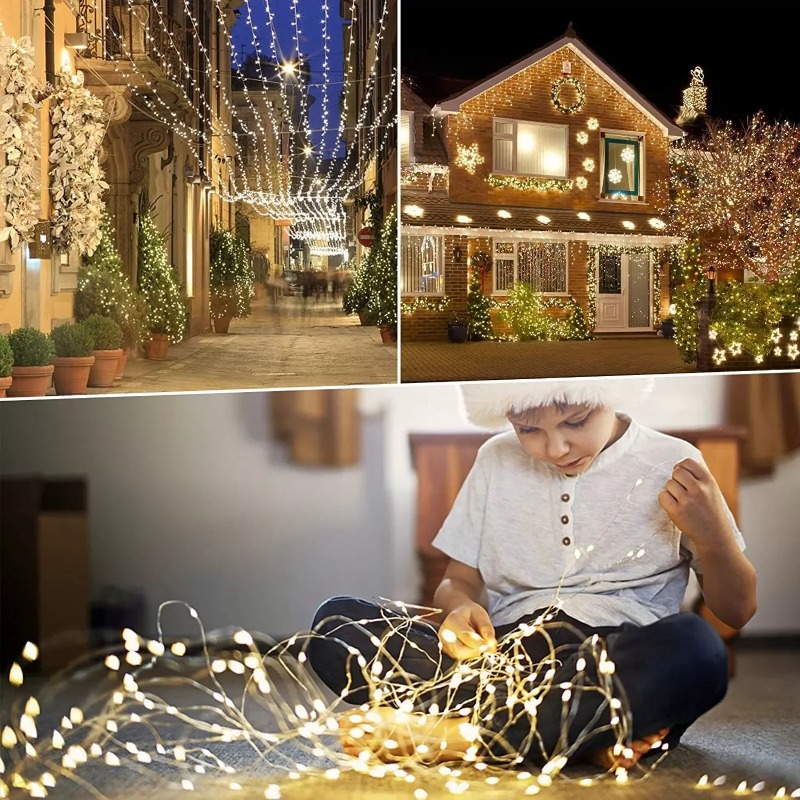 1pc Outdoor Solar String Light - огляд і ціна Led Fairy String Lights