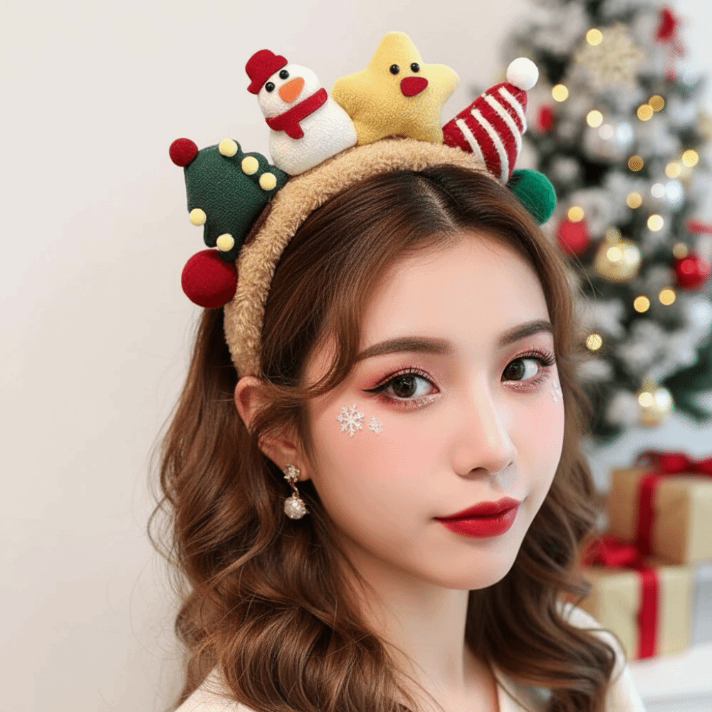 Plush Texture Christmas Headba - огляд і ціна Reindeer Antlers Headband