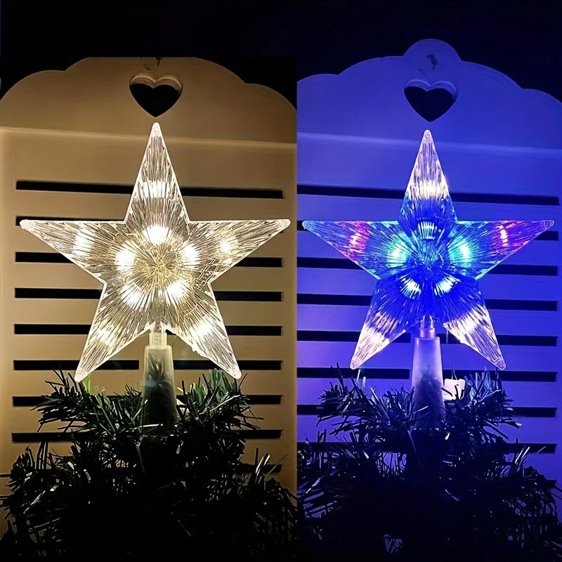 15cm Christmas Decoration Glow - огляд і ціна Star Tree Topper