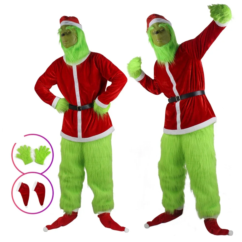 2026Cosplay Costumes Green Thi - огляд і ціна Santa Hat Plush