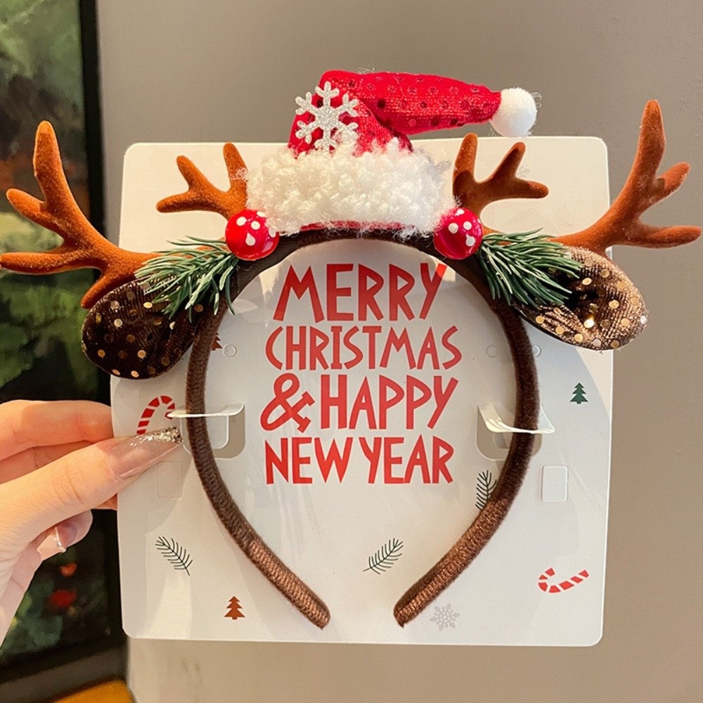 Cosplay Red Velvet Antler Hair - огляд і ціна Reindeer Antlers Headband