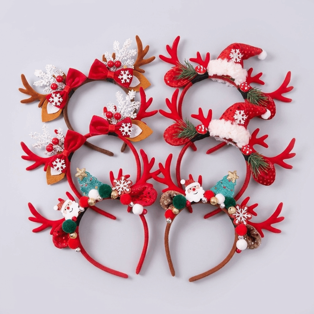 Cosplay Red Velvet Antler Hair - огляд і ціна Reindeer Antlers Headband