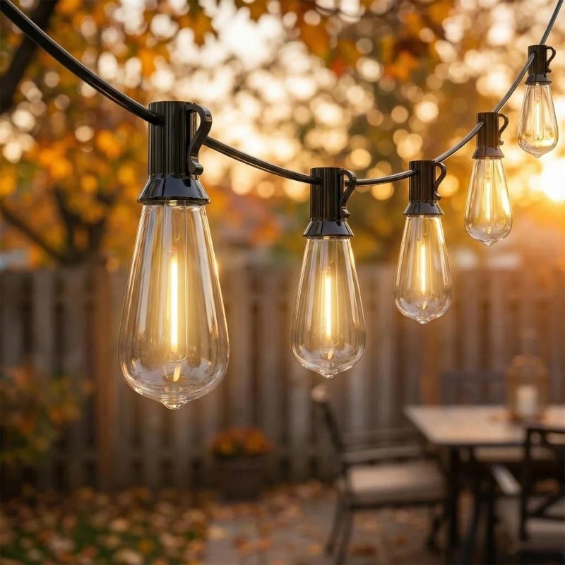 Outdoor Solar LED Papaya Fairy - огляд і ціна Led Fairy String Lights
