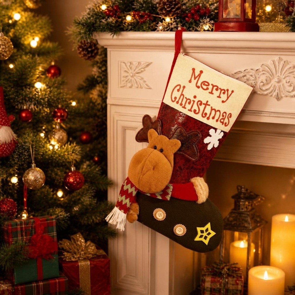 Large Capacity Christmas Stock - огляд і ціна Christmas Stocking Hanging